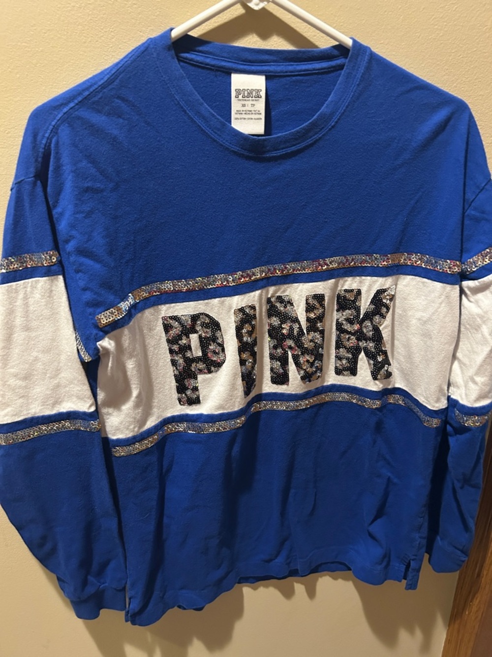 Rare Pink Victoria Secret Cheetah Print Bling Top
